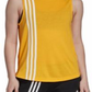Adidas Women's Workout Training Tank Top Yellow Size L