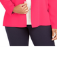 Alfani Women's  Plus Size Full Needle Sweater Coat  Pink Size 1X