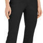Alfani Women's High Waist Business Straight Leg Pants Black Size 8