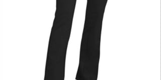 Alfani Women's High Waist Business Straight Leg Pants Black Size 8