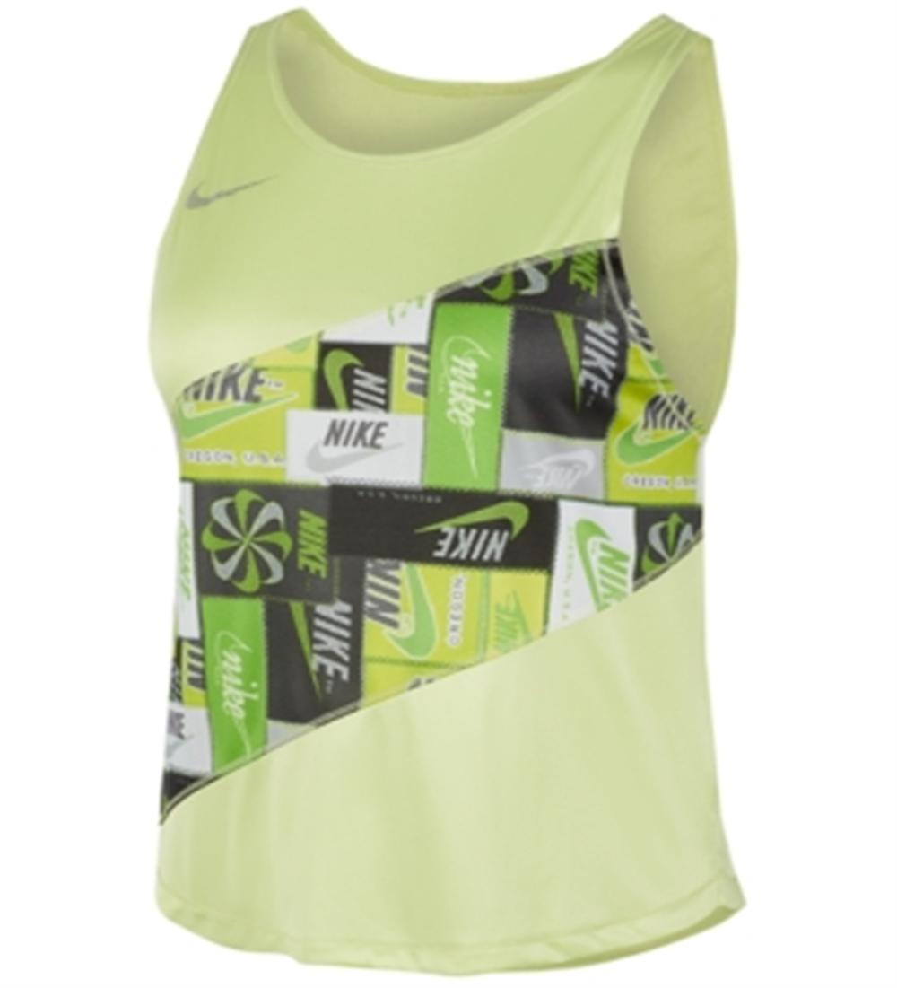 Nike Women's Laufshirt Damen Green Size X-Small