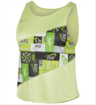 Nike Women's Laufshirt Damen Green Size X-Small