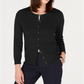 Charter Club Women's Textured Cardigan Sweater Black Size Petite Small
