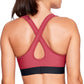 Under Armour Women's Armour Impact Crossback Sports Bra Pink Size XS