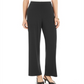 Alfani Women's Stretch High Rise Wide Leg Pants Black Size Large