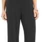 Alfani Women's Stretch High Rise Wide Leg Pants Black Size Large