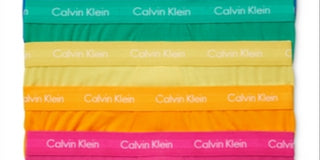 Calvin Klein Men's Pride 5 Pack Hip Briefs Pink Size L