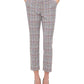 Tommy Hilfiger Women's Scarlet Glen Plaid Straight Leg Dress Pants Brown Size 14