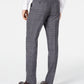 Michael Kors Men's Windowpane Plaid Classic Fit Pants Gray Size 36X34