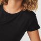 Cotton on Women's the Baby Tee Black Size X-Large