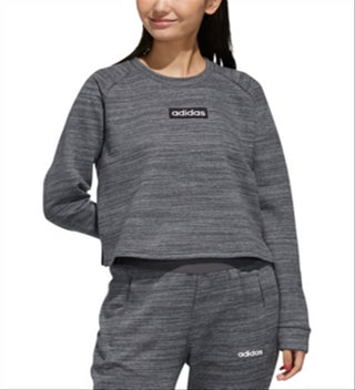 Adidas Women's Essentials Relaxed Sweatshirt Gray Size X-Large