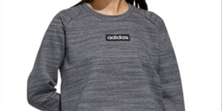 Adidas Women's Essentials Relaxed Sweatshirt Gray Size X-Large