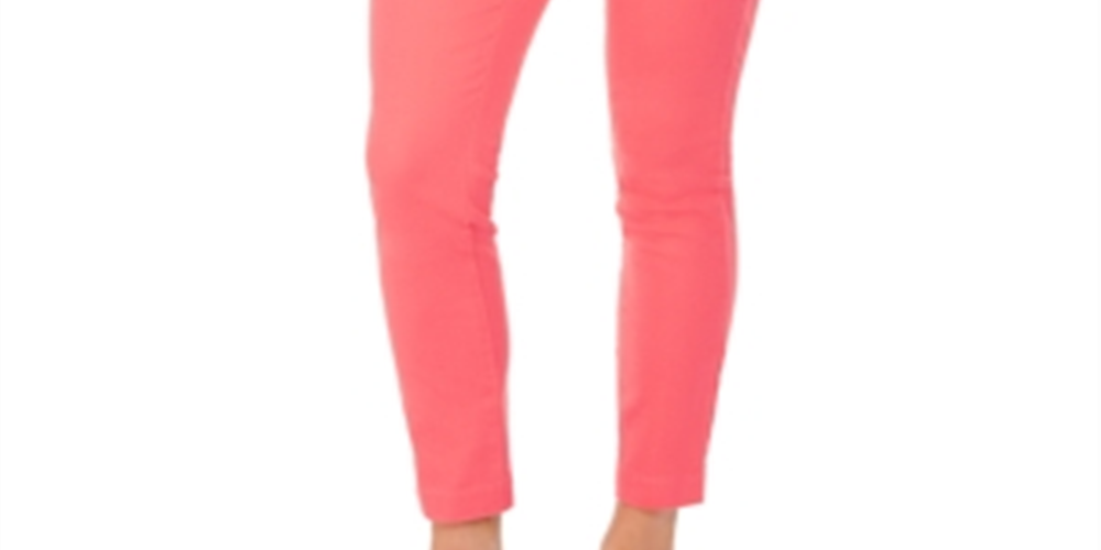 Charter Club Women's Chelsea Stretch Twill Cropped Pants Red Size 10 Petite