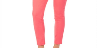 Charter Club Women's Chelsea Stretch Twill Cropped Pants Red Size 10 Petite