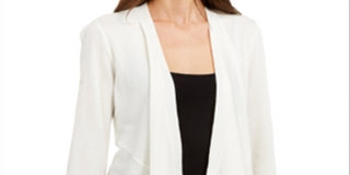 Alfani Women's Draped Open Front Cardigan Tan Size X-Large