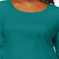 Karen Scott Women's Cotton Scoop Neck Top Blue Size 4X