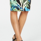 Thalia Sodi Printed Pencil Scuba Skirt Palm Print Green Size XS