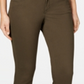 Style & Co Women's Curvy Fit Tummy Control Skinny Jeans Green Size 12 Petite