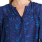 Lucky Brand Women's Sophie Popover Top Blue Size Small