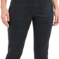 Charter Club Women's Plaid Pull on Pants Black Size 10