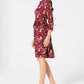 Charter Club Women's Printed Polo Shirtdress Red Size Petite Medium