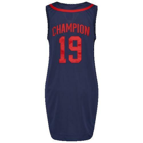 Champion Women's Baseball Jersey Dress Blue Size M