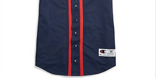 Champion Women's Baseball Jersey Dress Blue Size M