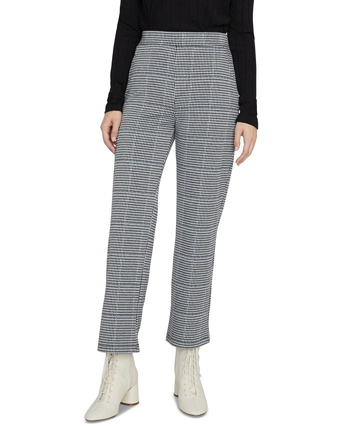 Sanctuary Women's the Runway Cropped Plaid Pants Blue Size X-Small