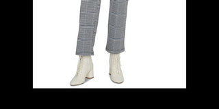 Sanctuary Women's the Runway Cropped Plaid Pants Blue Size X-Small