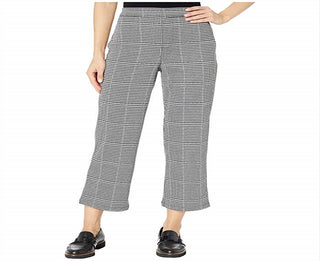 Sanctuary Women's the Runway Cropped Plaid Pants Blue Size X-Small