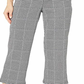 Sanctuary Women's the Runway Cropped Plaid Pants Blue Size X-Small