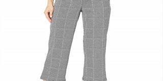 Sanctuary Women's the Runway Cropped Plaid Pants Blue Size X-Small