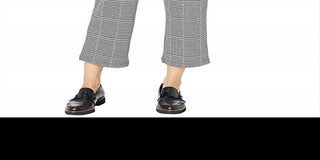 Sanctuary Women's the Runway Cropped Plaid Pants Blue Size X-Small