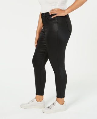 Celebrity Pink Women's Trendy Skinny Fit Jeans Black Size -14