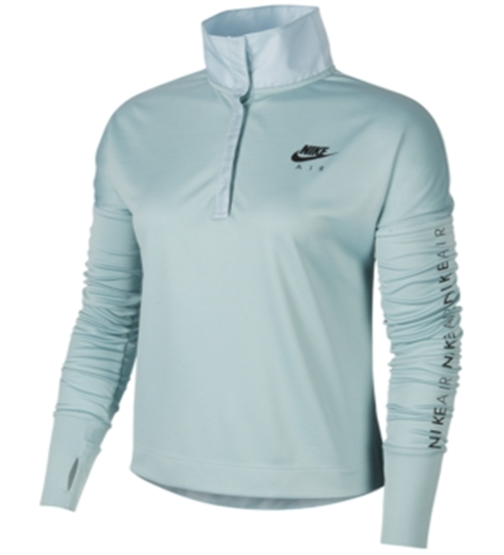 Nike Women's Air Half Zip Running Top Green Size X-Small