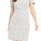 Calvin Klein Women's Tweed Sheath Dress White Size 10 P