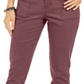 Style & Co Women's Belted Cuffed Jeans Purple Size 14