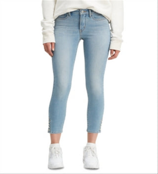 Levi's Women's Ankle Snap Skinny Jeans Blue Size 32