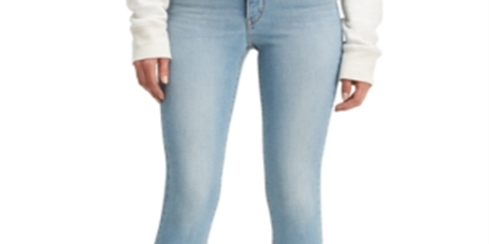 Levi's Women's Ankle Snap Skinny Jeans Blue Size 32