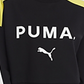 Puma Women's Chase Cropped Sweatshirt Black Size L