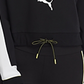Puma Women's Chase Cropped Sweatshirt Black Size L
