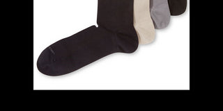 Calvin Klein Men's Flat Knit Dress Socks Black One Size