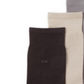 Calvin Klein Men's Flat Knit Dress Socks Black One Size