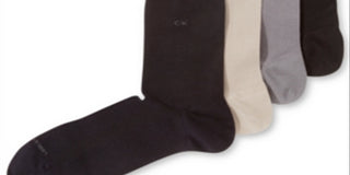 Calvin Klein Men's Flat Knit Dress Socks Black One Size