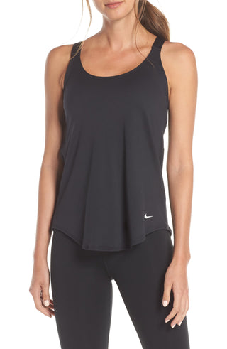 Nike Women's Dry Elastika Preta Top Black Size X-Large