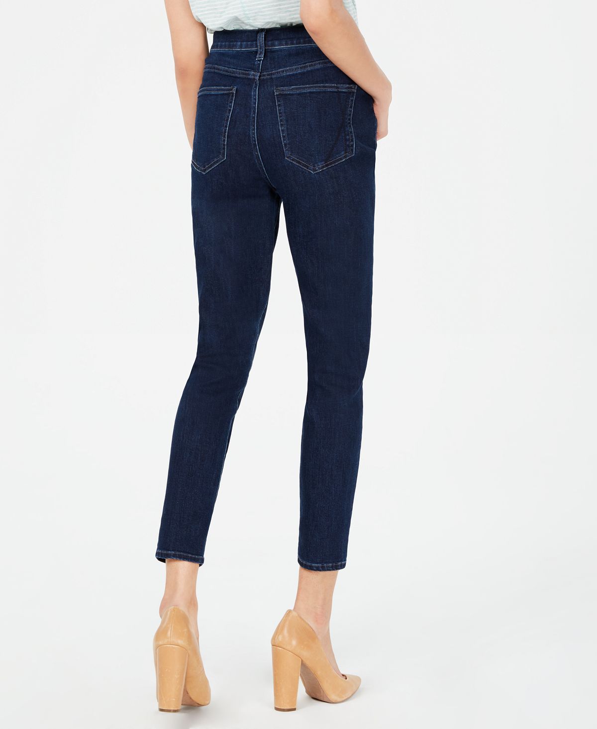Kendall Kylie Women's the Sultry High Rise Skinny Jeans Blue Size 32