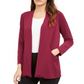 Alfani Women's Open Front Cardigan Wine Size M