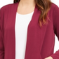 Alfani Women's Open Front Cardigan Wine Size M