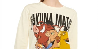 Disney Junior's Lion King Graphic Long Sleeve T-shirt Yellow Size Medium