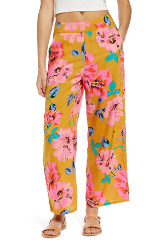 Billabong Women's Cut Through Pant Pink Size M